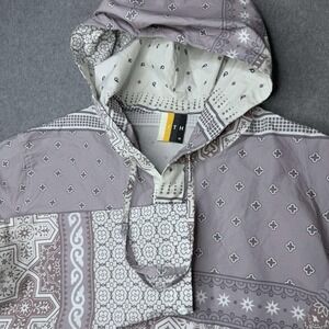 KITH Adler Poplin Hoodie Color Blocked Paisley‎ Print Size Medium Streetwear